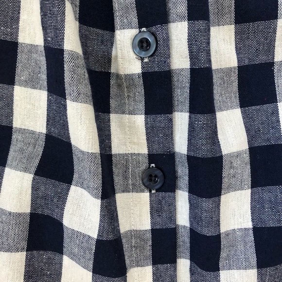 Le Mt Sant Michel checkered gingham cotton skirt - Picture 5 of 7